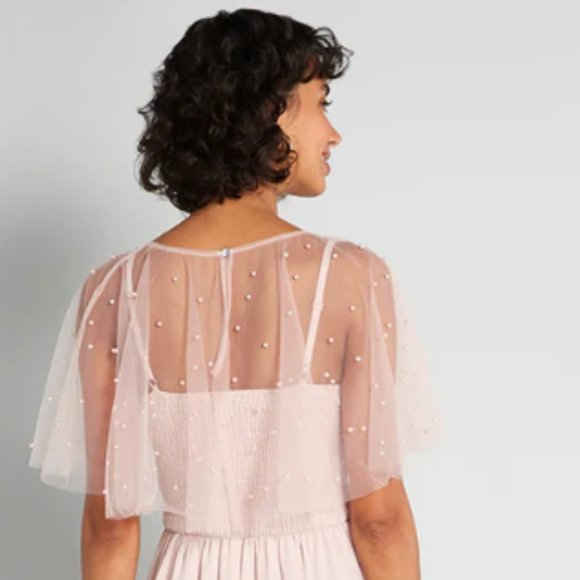 NWT Modcloth Misty Pink Perfection Maxi Dress Size 4 - Picture 2 of 5